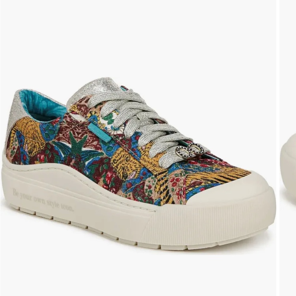Dr. Scholl's Multicolor Women's Sneakers with Silver Accents